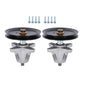 Solid Spare 2 × Spindle Assembly W/Bolt For MTD 918-04865A 918-04636A 918-04865 618-04636