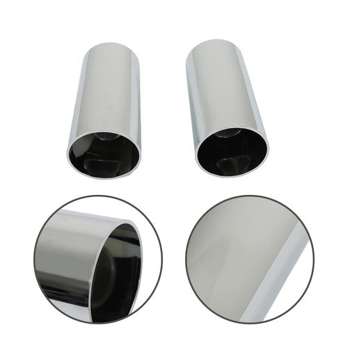 Solid Spare 33mm Chrome Plastic Cylinder Lug Nut Covers Caps Thread on for Semi Truck 20PCS