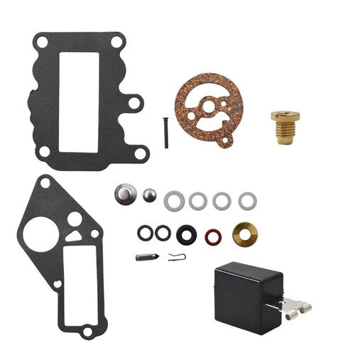 Solid Spare US Carb Kit w/Float For Johnson Evinrude Outboard 9.5 BRP/OMC Carburetor 382048
