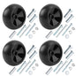 Solid Spare 4PCS Deck Wheel Kit W/ Hardware For John Deere #AM133602 #M111489 #M84690