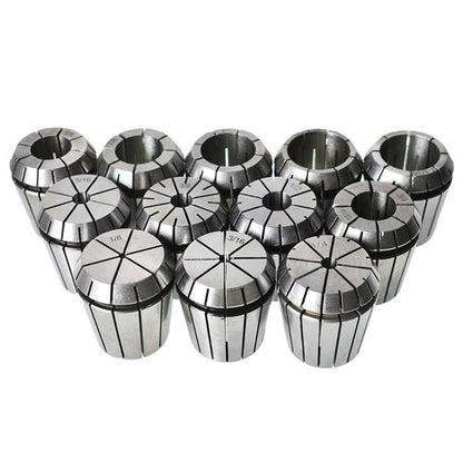 Solid Spare ER40 Spring Collets Size 1/8 3/16 1/4 5/16 3/8 1/2 5/8 3/4 1 1-1/16 1-1/8 12Pcs