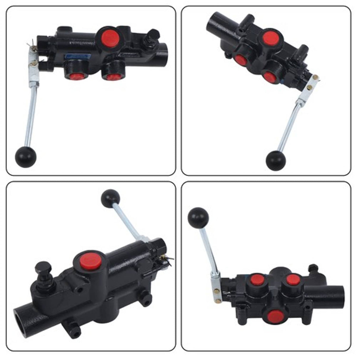 Solid Spare High Speed 21 GPM 1 Spool Hydraulic Log Splitter Control Valve with detent