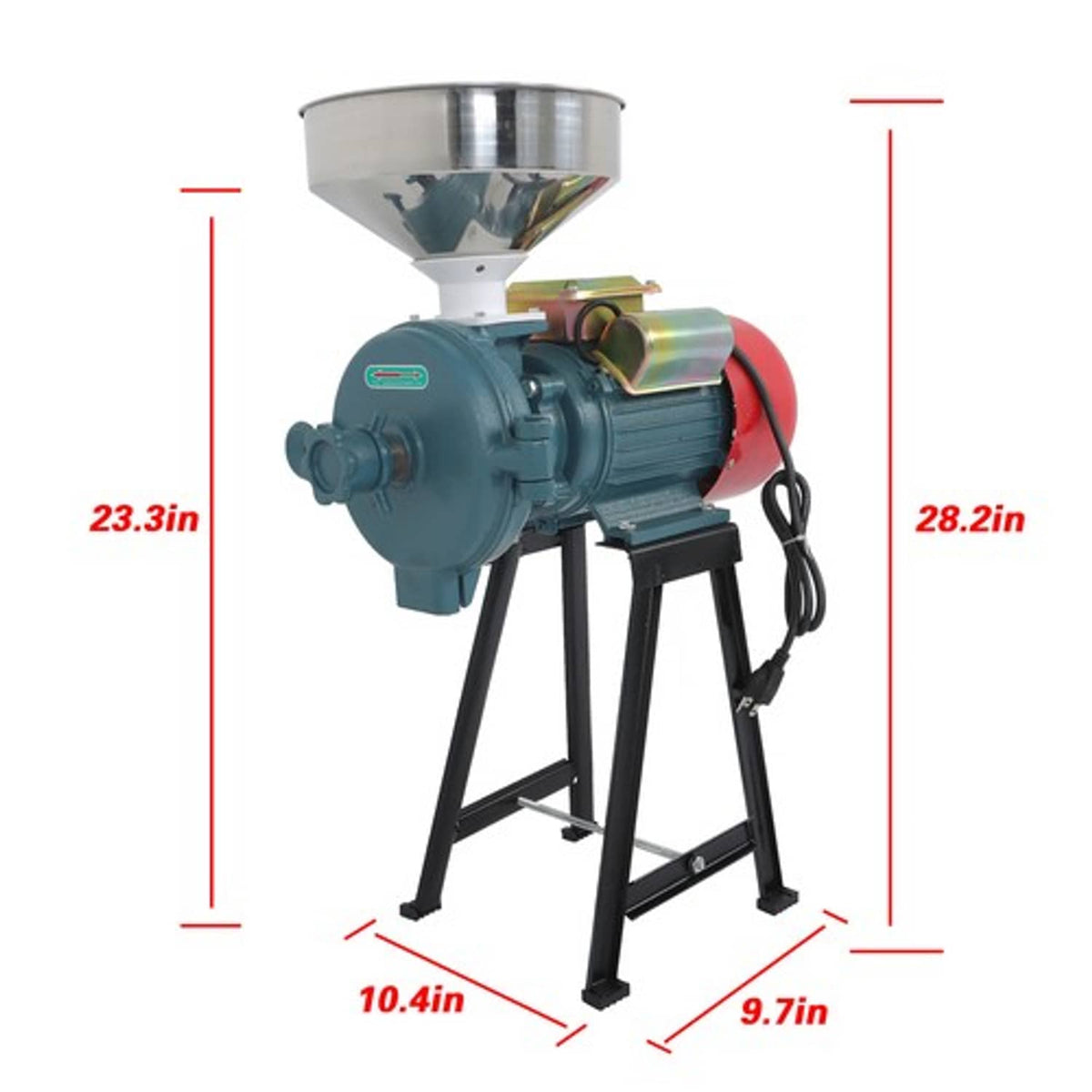 Solid Spare Electric Grinder Grain Mill Corn Wheat Feed Flour Cereal Grain Mills 3000W 110V