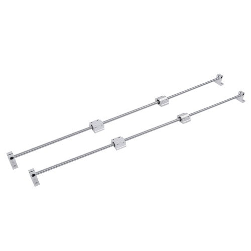 Solid Spare 2Pcs 8×750mm Linear Motion Rail Shaft Slide Guide w/ 4 SCS8UU Bearing & SK8 Rail