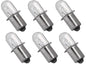 Solid Spare (6) 18v Flashlight Replacement Xenon Bulb for RYOBI ONE XPR18 P700 P703 P704