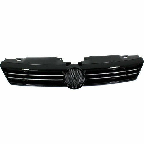 For 2011-2014 VW Volkswagen Jetta Front Bumper Gray Grille W/Chrome Trim