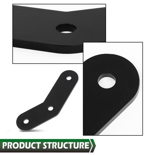 Solid Spare 2" Front + Rear Shackle Relocation Lift Kit Fit For 1987-1995 Jeep Wrangler YJ