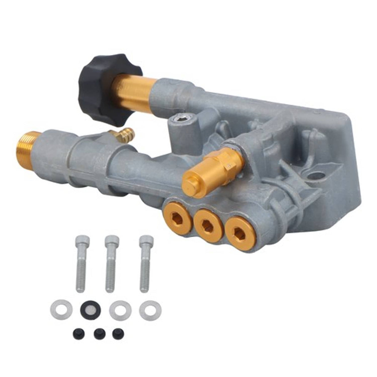 Solid Spare Pressure Washer Pump Manifold Replacement Kit for Axial Cam 7108366