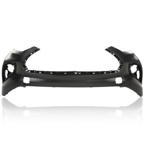 Solid Spare Fit For 20-22 Toyota Highlander L LE XLE Front Bumper Cover Fascia Black