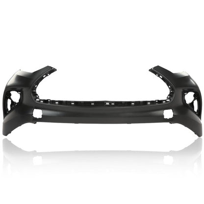 Solid Spare Fit For 20-22 Toyota Highlander L LE XLE Front Bumper Cover Fascia Black