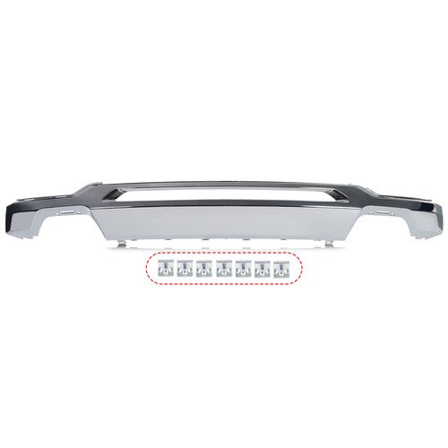 Front Bumper Lower Molding Trim Valance Chrome For 2024-2025 Ford F-150 XL XLT