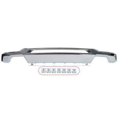 Front Bumper Lower Molding Trim Valance Chrome For 2024-2025 Ford F-150 XL XLT