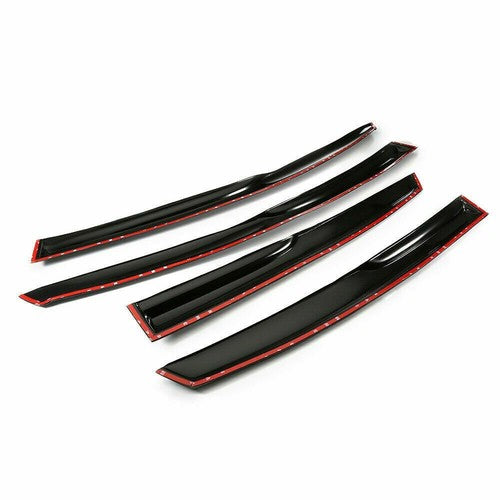 Solid Spare For 2013-2015 Nissan Altima Sedan Window Visor Rain Guard Deflector JDM 3D Wavy