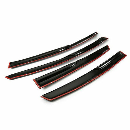Solid Spare For 2013-2015 Nissan Altima Sedan Window Visor Rain Guard Deflector JDM 3D Wavy