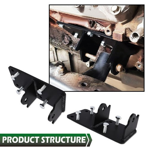 Solid Spare Fit For 1973-1998 Chevy LS LSX Engine Swap Adapter Plate Mount Bracket Kit