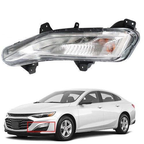 Solid Spare 12V Fog Light Assembly For Chevy Malibu L LS 4DR 19-20 84575553 Driver Left