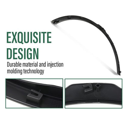 Solid Spare Fender Trim Molding Fit For 14-18 Land Rover Range Rover Evoque Front Left&Right