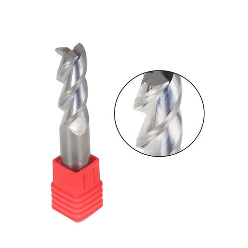 Solid Spare 3PC 1/2" Alu-Power 3 Flute Carbide End Mill for Aluminum x 1-1/4" Cutting Length