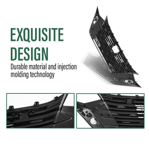 Solid Spare Front Bumper Upper Grille Fit For 2024-2025 Nissan Sentra S SV 62310-6LY0A
