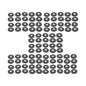 Solid Spare 100Pack 4-1/2"×7/8'' 40 Grit T29 Premium Zirconia Flap Disc Sanding Grinding US