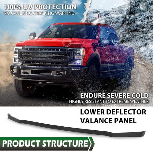 Solid Spare Fit For 2020-2022 F250 F350 F450 Super Duty Tremor Lower Deflector Valance Panel