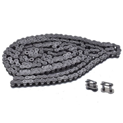 Solid Spare #40 08A 10feet carbon stell roller chain with 2 Connecting Links