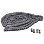 Solid Spare #40 08A 10feet carbon stell roller chain with 2 Connecting Links