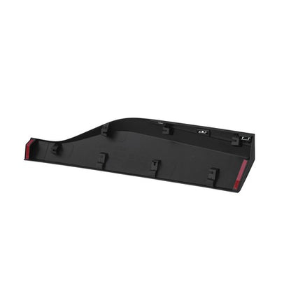 Black & Chrome Rear Left Lower Door Molding Trim For 2015-2022 Nissan Murano