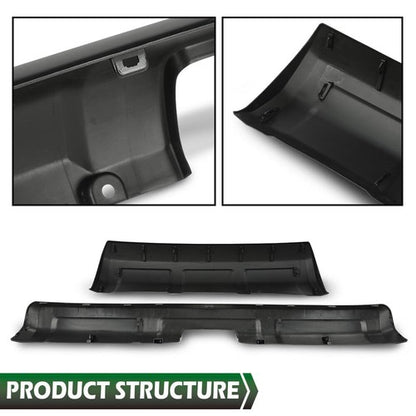Solid Spare Fit For 14-23 Toyota 4Runner TRD Glossy Black Lower Valance Panel Bumper Cover