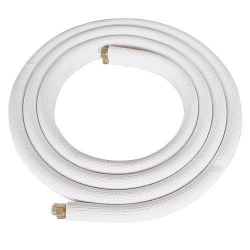 Solid Spare 3/8-5/8 Dia. 16 Feet Install Kit Air Conditioning Cooling Connection Pipe