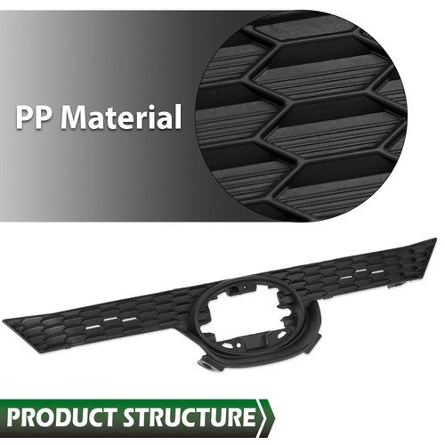 Solid Spare Front Upper Bumper Grille Fit For 2020-2022 Toyota Corolla Sedan LE XLE Factory