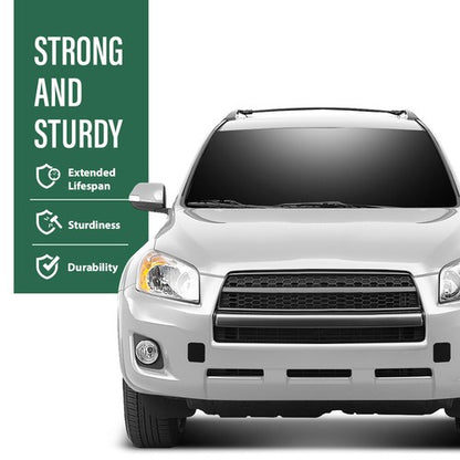 Solid Spare Fit For 2009-2012 Toyota RAV4 Front Bumper Tow Hook Eye Cover Left+Right Side