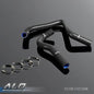 Solid Spare Silicone Radiator Hose+Clamps Kit Black Fit For 94-01 Acura Integra DB6-DC2 DC