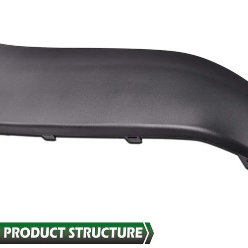 Solid Spare Front Bumper End Caps Set of 2 Fit For 2005-2011 Toyota Tacoma Black