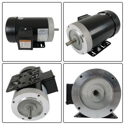 Solid Spare 3450RPM 3HP General Purpose Three Phase Motor 230V/460V CW/CCW TEFC 2Pole 60HZ