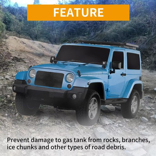 Solid Spare Gas Tank Skid Plate Fuel Tank For Jeep Wrangler JK 4WD 2-Door 2007-2018 for 794