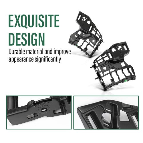 Solid Spare Front Lower Bumper Bracket Left+Right Side Fit For 2016-2023 Volvo XC90