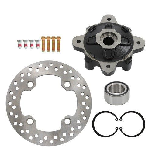 Solid Spare Wheel Hub & Bearing Kit For Polaris 5137659 5137539 5137127 5254999 5251565