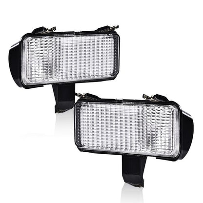 Solid Spare Fit For 81-82 Chevy Silverado GMC Front Turn Signal Park Lamps White Lights