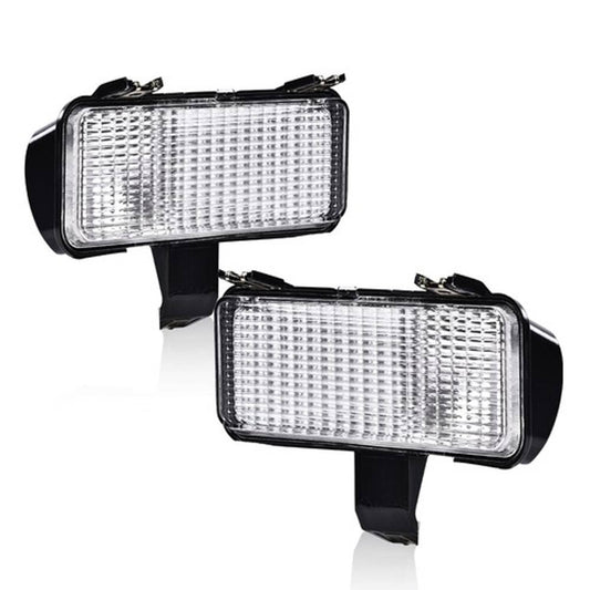 Solid Spare Fit For 81-82 Chevy Silverado GMC Front Turn Signal Park Lamps White Lights