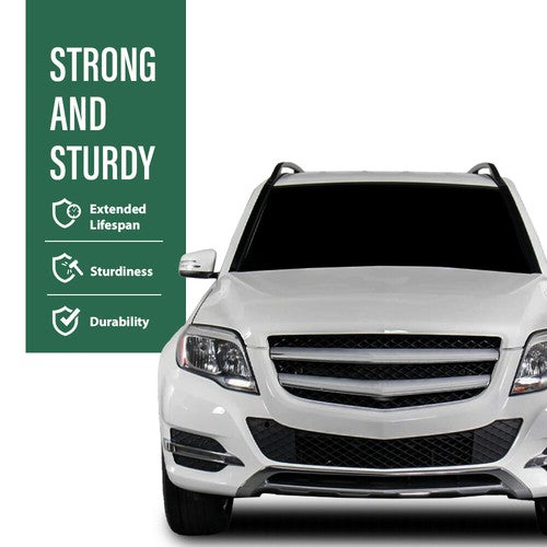 Solid Spare Front Chrome Grille Surround Bumper Cover Fit For 13-15 Mercedes Benz GLK350 250
