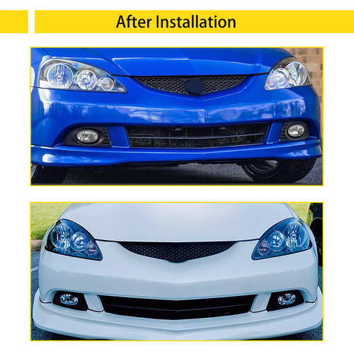 For 2005 2006 2007 Acura RSX Front Bumper Clear Fog Lights Lamps Pair w/wiring