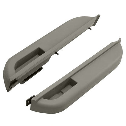 Solid Spare 2x Front Door Armrest for Chevy Blazer C/K1500 C/K2500 1990-1994 GMC Yukon Gray