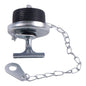 Solid Spare 2" Oil Filter Cap w/Chain 107981 for CASE D-429 Komatsu MX09 Doosan MEGA 500-V