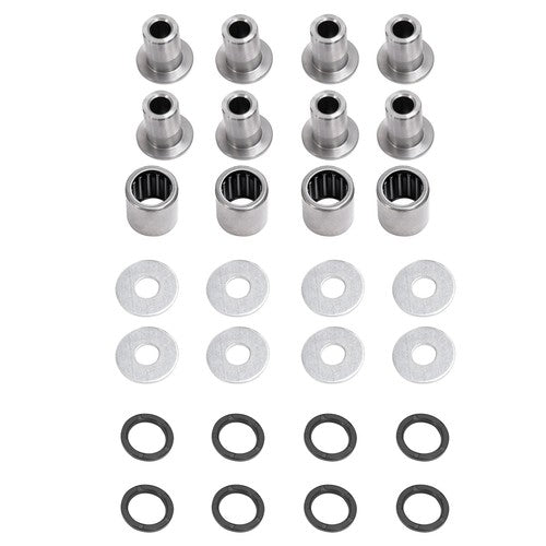 Solid Spare Silvery A Arm Bushing Bearing Shaft Kit For Kawasaki KFX400 Suzuki LTZ400 Z400