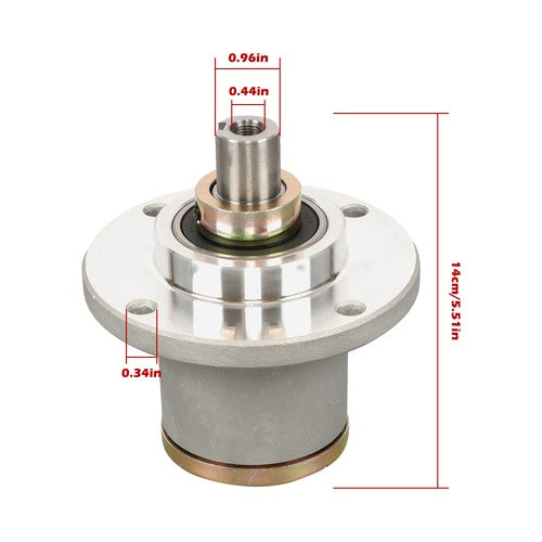 Solid Spare 437-0006-00 Fit For Spartan Mowers RZ Pro HD Tuff Torq Deck Spindle 437000600