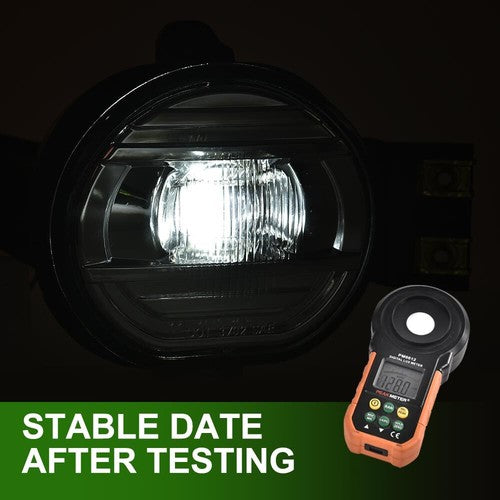 Solid Spare LED Projector Fog Lights Fit For 02-09 Dodge Ram 1500/2500/3500 04-06 Durango