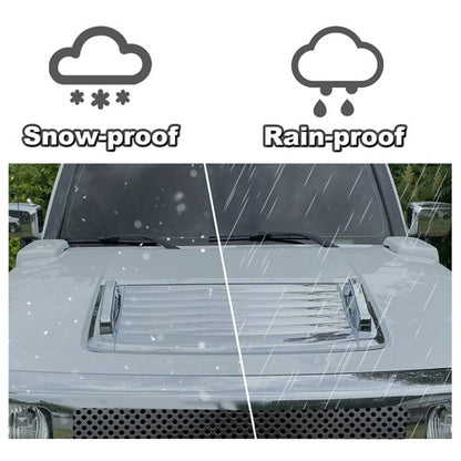 Solid Spare New Hood Deck Vent Panel Handle Cover Trim Chrome For 2006-2010 Hummer H3