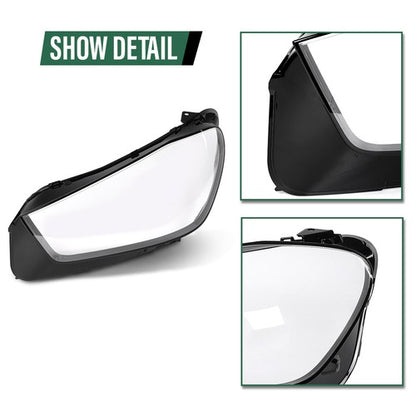 Solid Spare Headlight Replacement Lens Left Fit For 2020-2023 Mercedes-Benz GLE Class W167