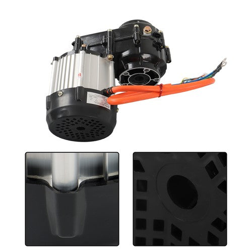 Solid Spare 48V 1000W Brushless Differential Motor For ATV Trike Go Kart Lawn Mower Tricycle